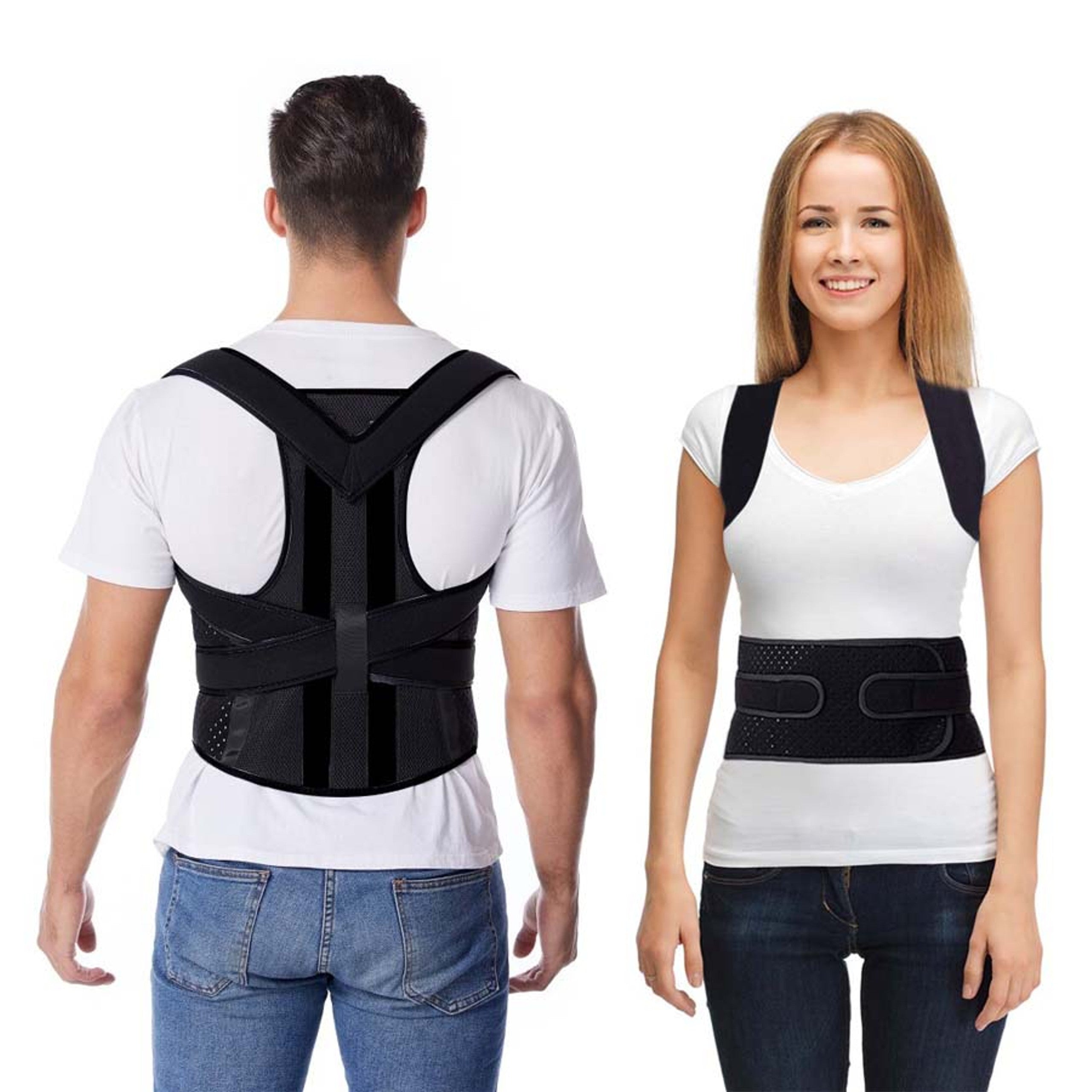 Vasper Premium Posture Corrector for Men, Women, and Children - Back Brace Posture Corrector