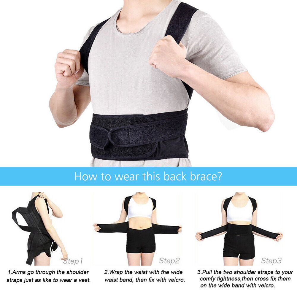 Vasper Premium Posture Corrector for Men, Women, and Children - Back Brace Posture Corrector