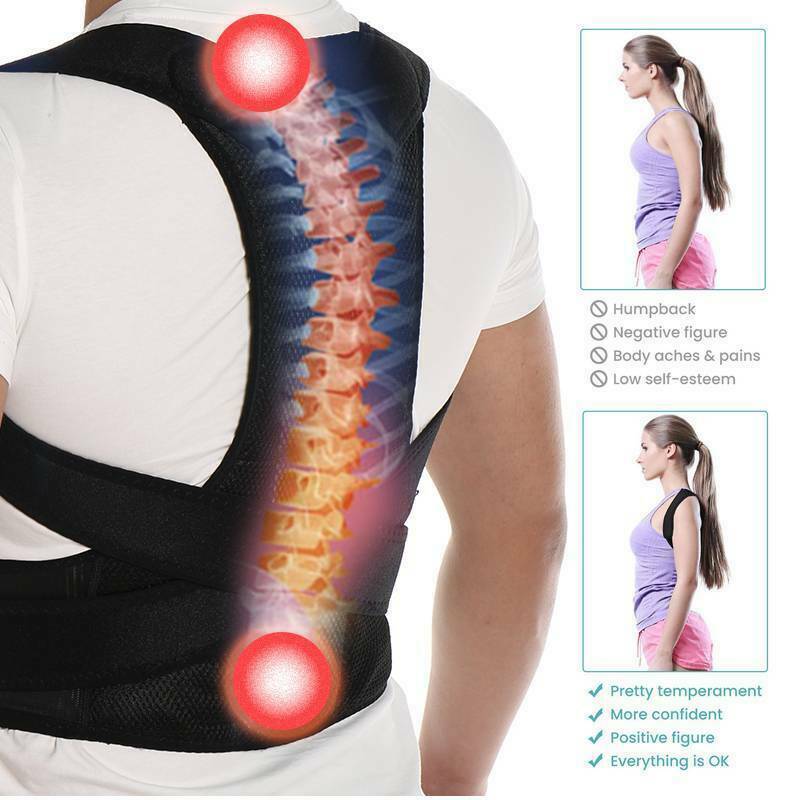 Vasper Premium Posture Corrector for Men, Women, and Children - Back Brace Posture Corrector